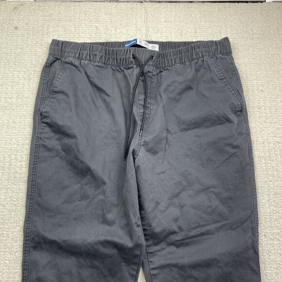 Old Navy Joggers Men’s Size XL Gray / Off-Black Modern Built-In-Flex Casual - Picture 2 of 13